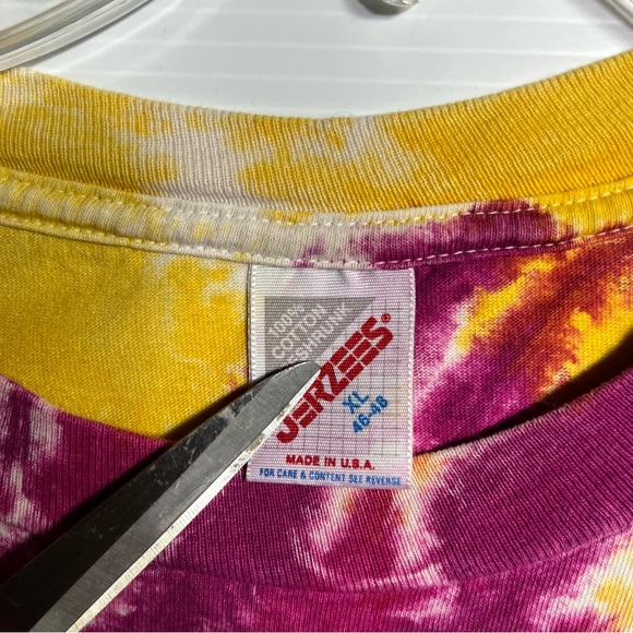 ASU ARIZONA STATE UNIVERSITY Sun Devils Baseball Team T SHIRT Size XL Tie Dye - Picture 3 of 5